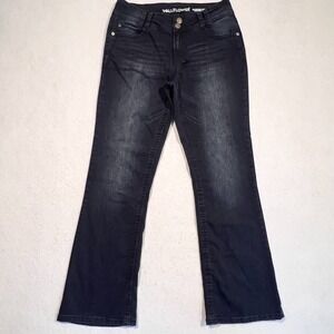 Wallflower Jeans Luscious Curvy Fit Dark Wash Denim Women's Junior's 11 32x30